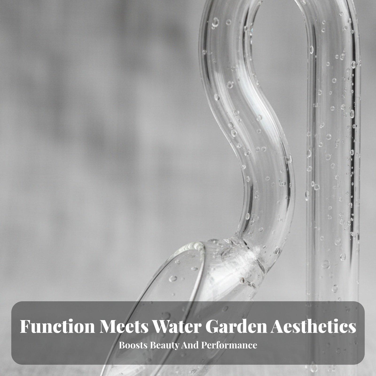 Aquarium Planted Tank Filter - Glass Lily Pipe Aquarium Surface Skimmer