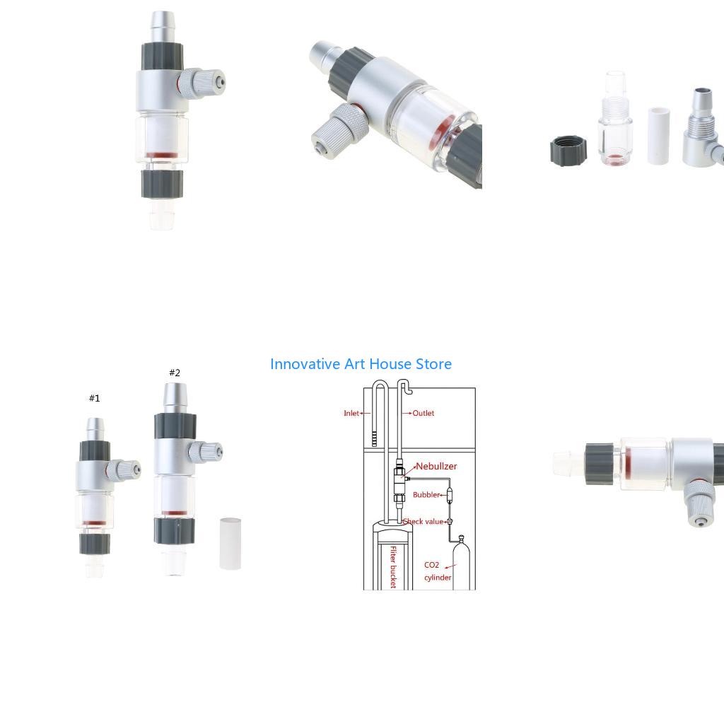 Planted Aquarium Without Fish - E1PC Plastic CO2 Diffuser for Aquarium