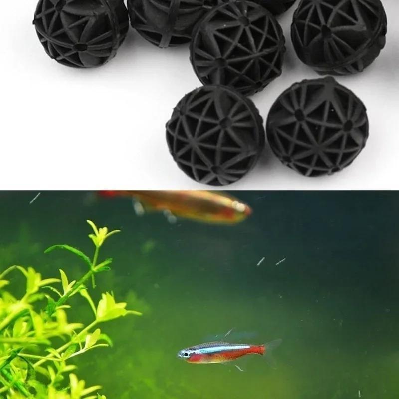 50Pcs 16mm Aquarium Bio Filter - Aquarium Planted Tank Filter review and price