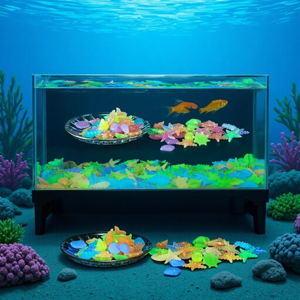 Glowing Luminous Ocean Stones  - Planted Aquarium Equipment review and price