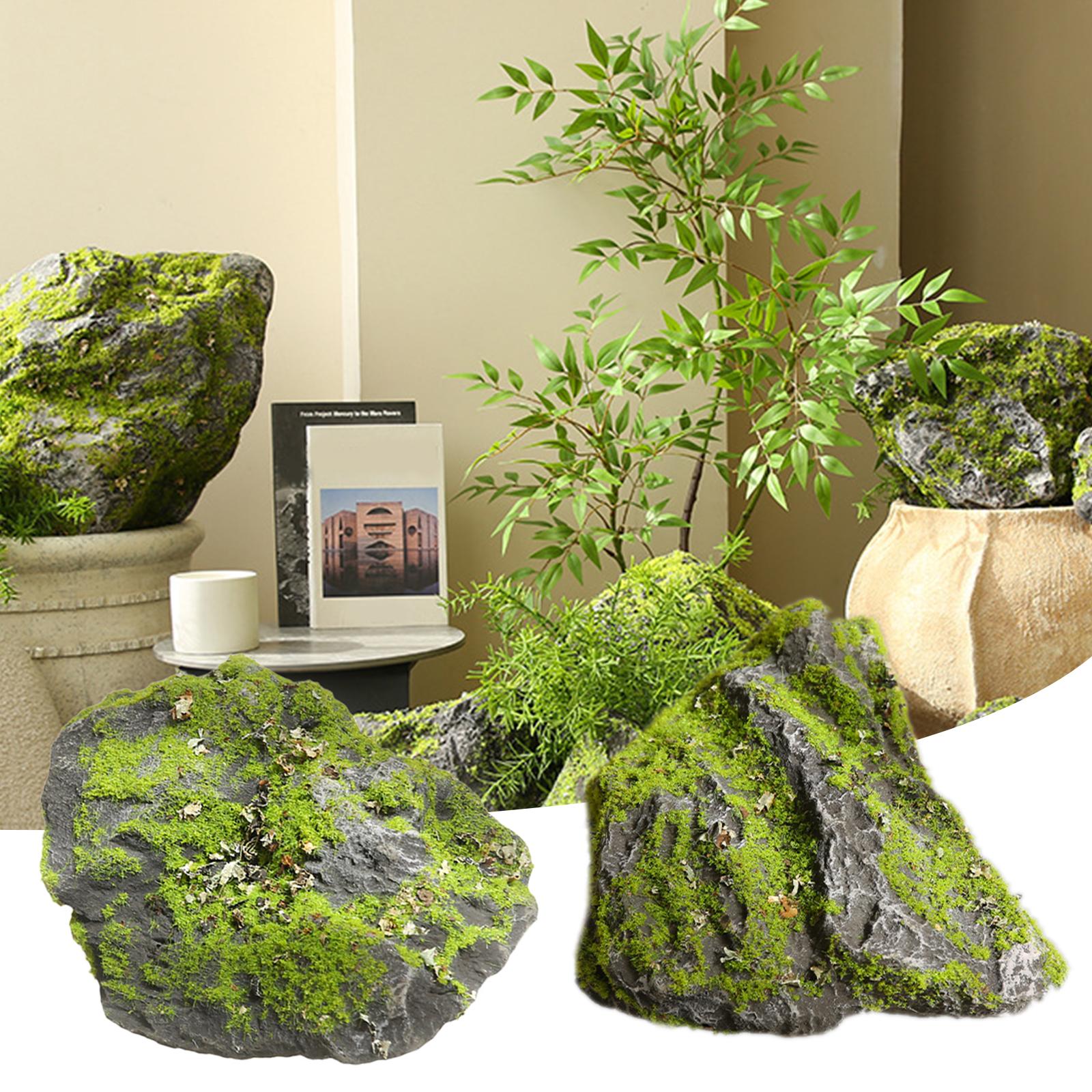 Fake Moss Stone Realistic Gree - Planted Aquarium Moss review and price