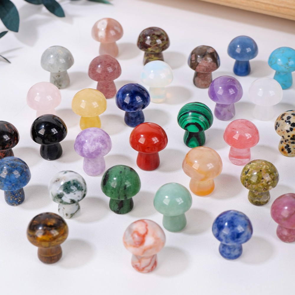 Natural Crystal Mushroom Gemst - Planted Aquarium Jungle review and price
