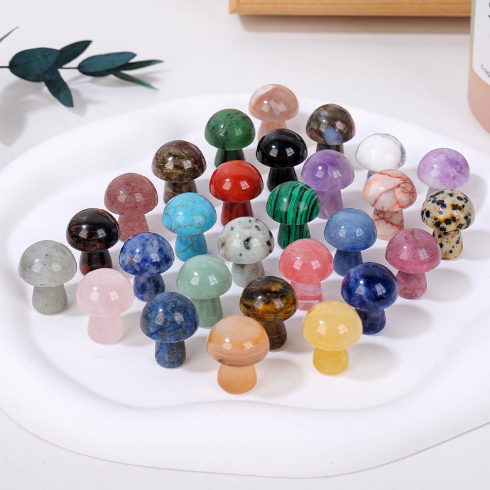 Natural Crystal Mushroom Gemst - Planted Aquarium Jungle review and price