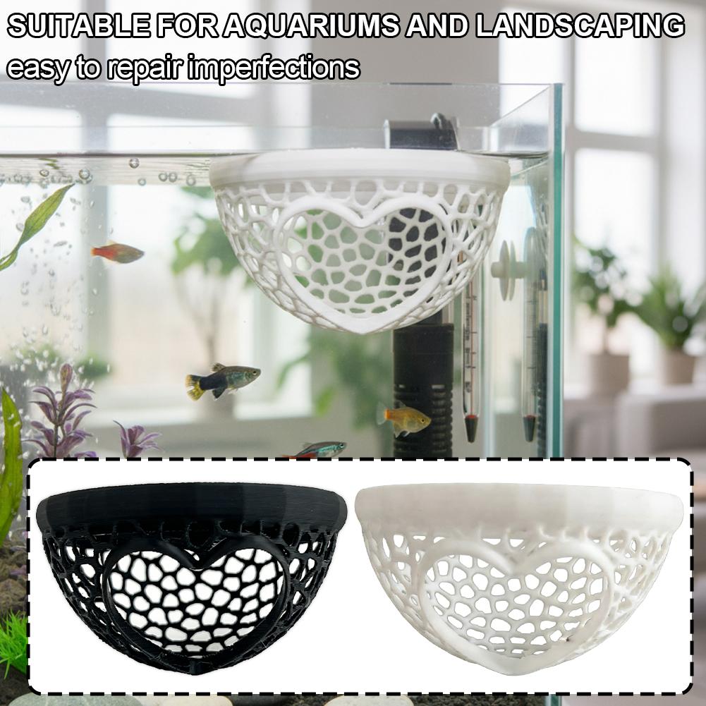 Heart-Shaped Aquarium Hideaway - Planted Aquarium Without Fish review and price