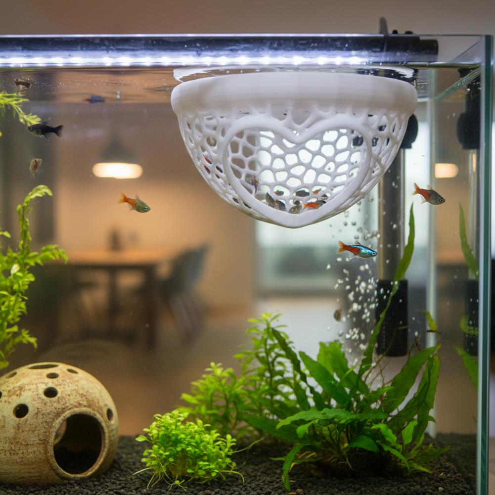 Heart-Shaped Aquarium Hideaway - Planted Aquarium Without Fish review and price