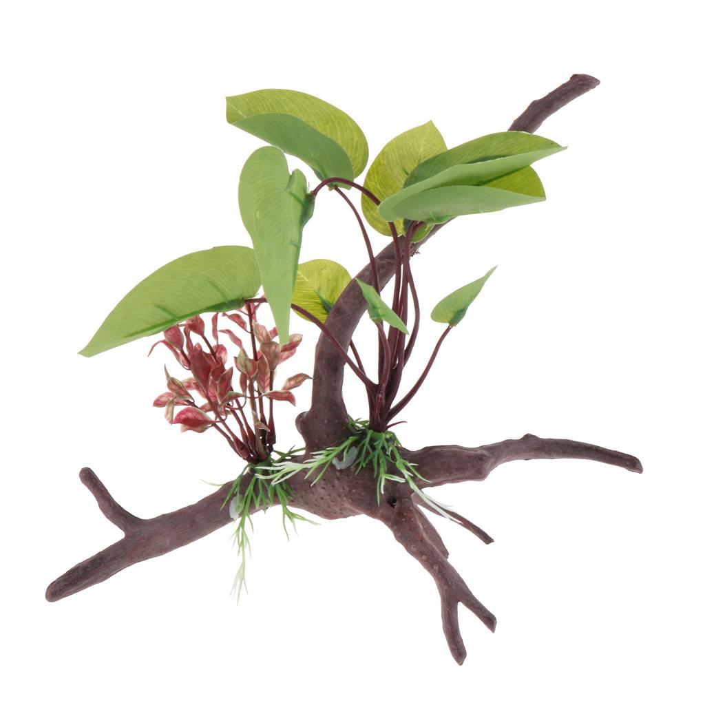 Reptile Terrarium Plant Artifi - Planted Aquarium Jungle review and price