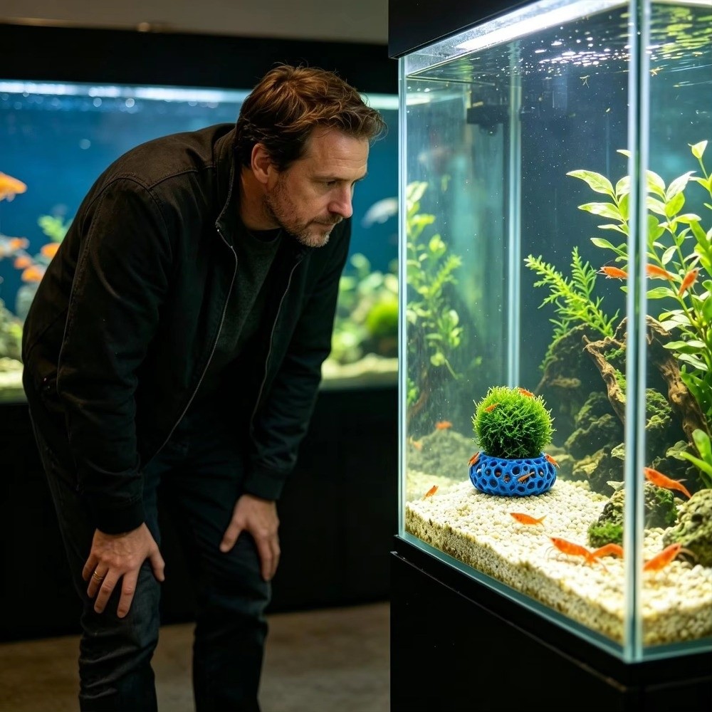 3D Printed Fish Shrimp Hiding  - Planted Aquarium Moss review and price
