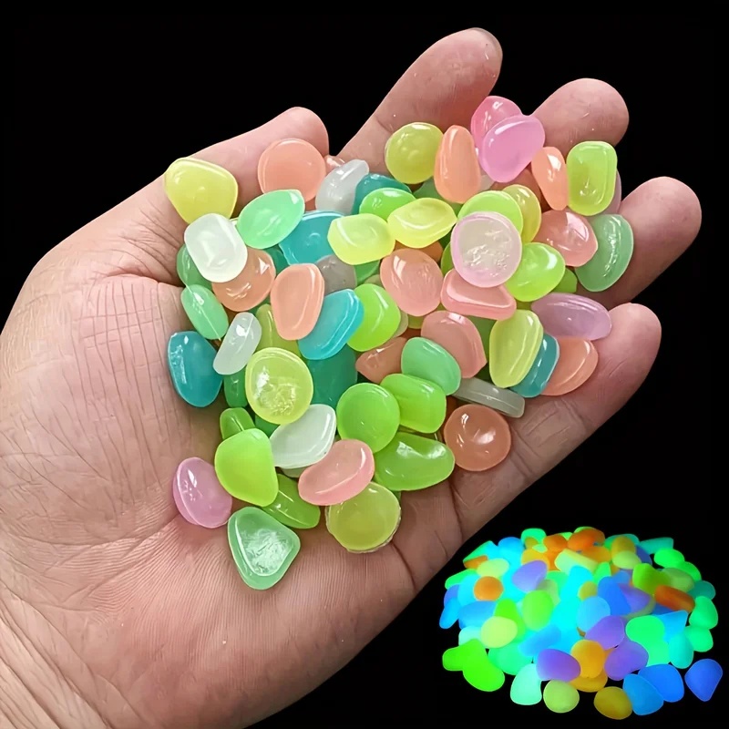 50-200pcs Glow in The Dark Peb - Planted Aquarium Equipment review and price