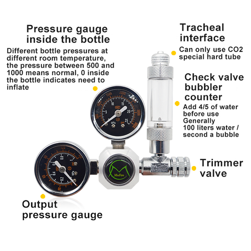Aquarium CO2 Regulator Magneti - Planted Aquarium Equipment review and price