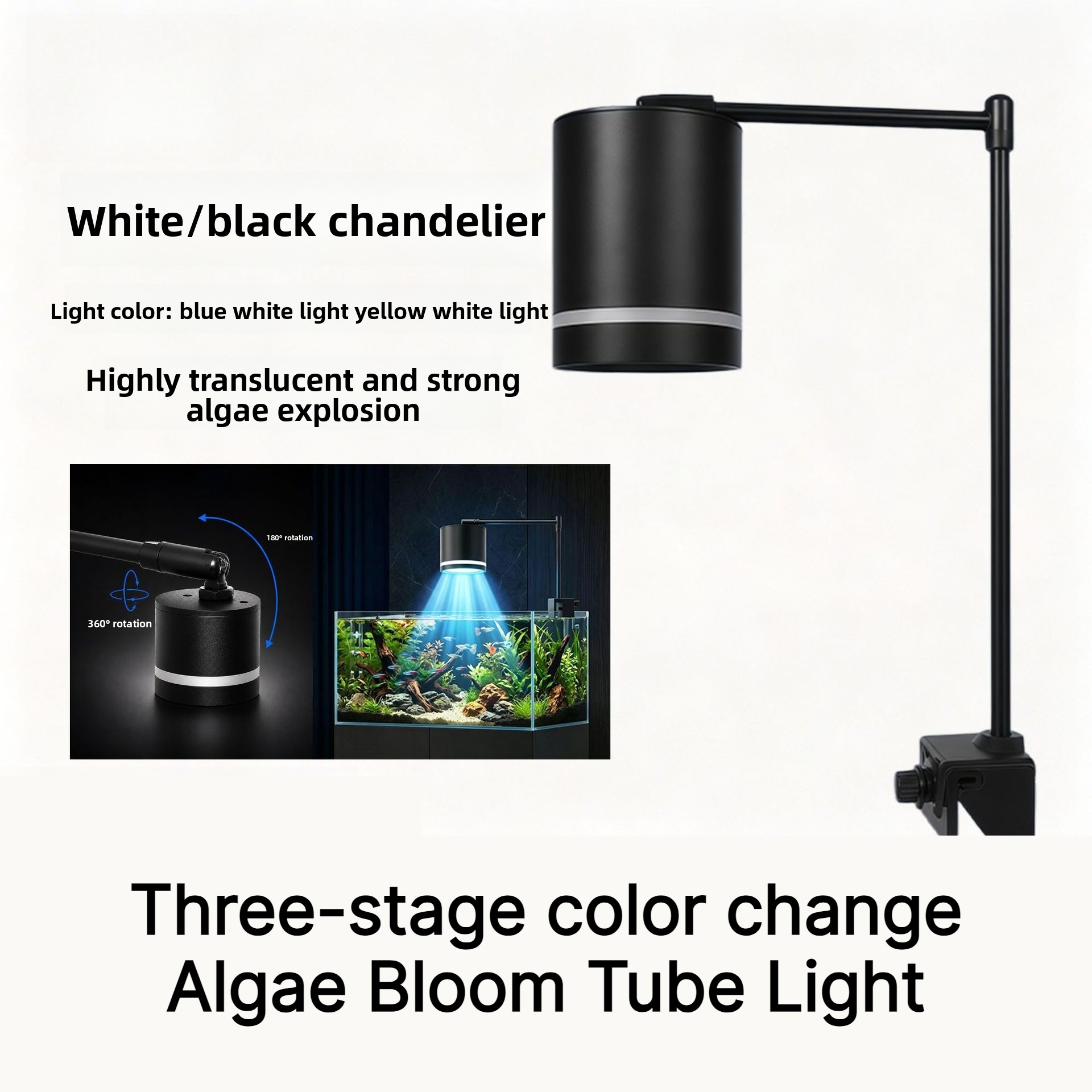 LED Aquarium Pendant Spotlight - Planted Aquarium Algae review and price